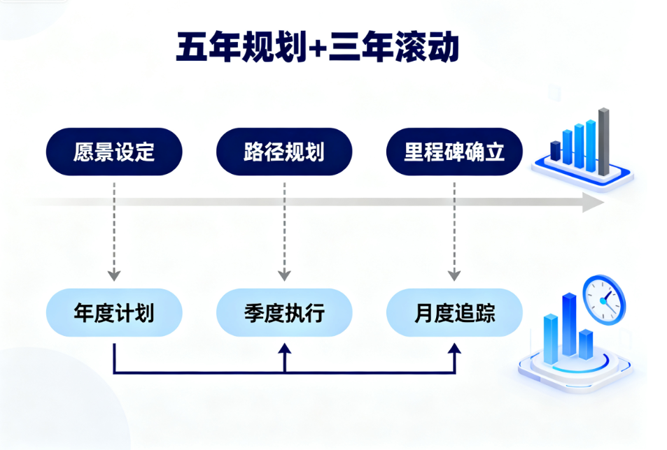 数字化转型策略:五年规划+三年滚动